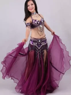 Belly Dance Costume Performance Women Dancing Wear 5-Piece Sets Outfit