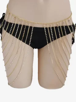 Belly Chain Crystal Layered Simple Beach Vacation Body Chain