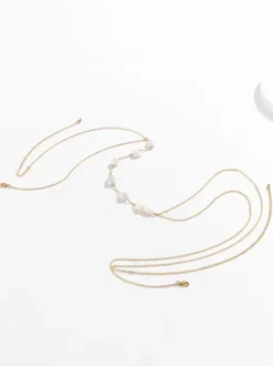 Belly Chain Pearl Chic Versatile Bikinis Beach Body Chain