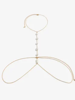 Belly Chain Pearl Chic Versatile Bikinis Beach Body Chain