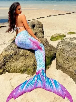 Bikini Set For Women Mermaid Summer Beach Swimwear