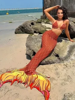 Bikini Set For Women Mermaid Summer Beach Swimwear