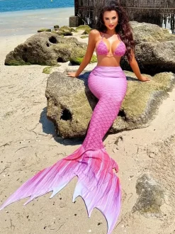 Bikini Set For Women Mermaid Summer Beach Swimwear