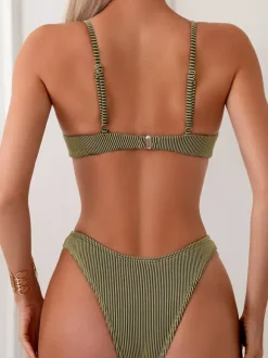 Bikini Swimsuit For Women Deep Gray Summer Beach Swimwear