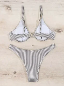 Bikini Swimsuit For Women Deep Gray Summer Beach Swimwear