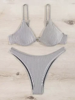 Bikini Swimsuit For Women Deep Gray Summer Beach Swimwear