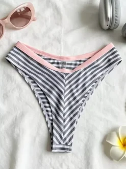 Bikini Swimsuit For Women Blue Summer Beach Bathing Suits