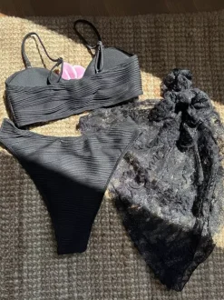 Bikini With Floral Accents And Lace Cover-up For Summer Beach 2026