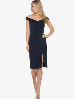 Birthday Party Dresses Off-Shoulder High-slit Short Dress