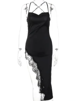 Birthday Bodycon Dresses Black Strapless Sexy Sleeveless Pencil Dress
