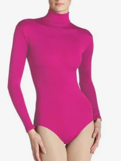 Black Ballet Dance Costume Shaping Lycra Teddies for Women