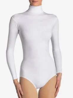 Black Ballet Dance Costume Shaping Lycra Teddies for Women