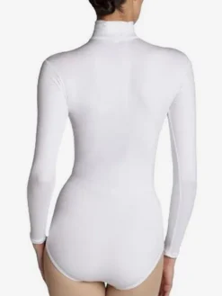 Black Ballet Dance Costume Shaping Lycra Teddies for Women