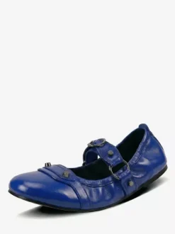 Black Ballet Flats Women's Round Toe Mary Jane Ballerina Shoes