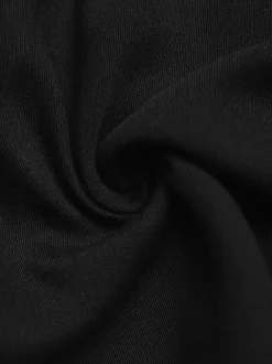 Black Cami Top Viscose Backless Elegant Women Summer Camis