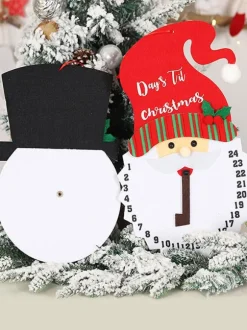 Black Christmas Snowman Head Props Polyester Fiber Christmas Holidays Costumes Props