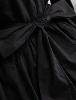 Black Cotton Gothic Lolita Dress