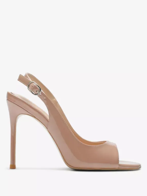 Black High Heel Sandals Peep Toe Stiletto Heel Dress Sandal Shoes