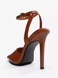 Black High Heel Sandals Peep Toe Slingback Sandal Shoes For Women 2026