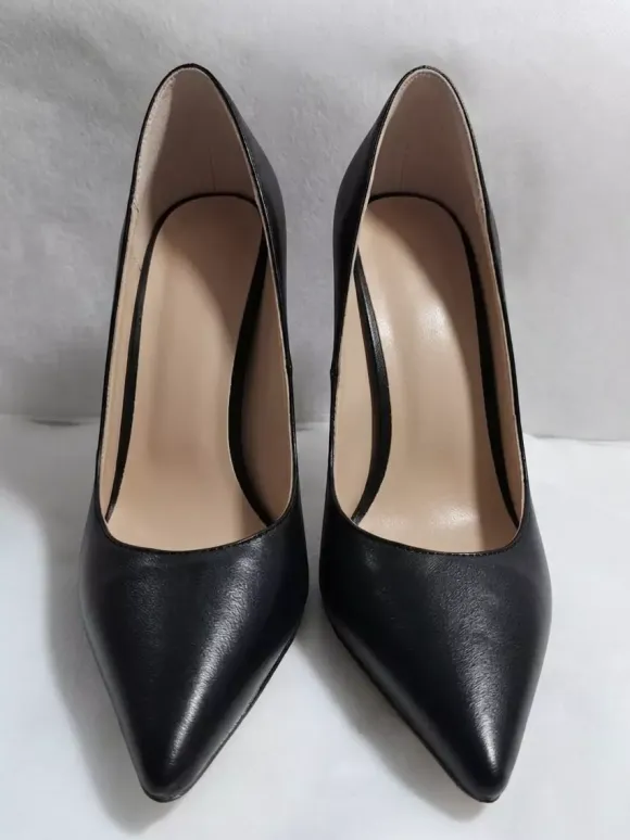 Black High Heels Pointed Toe Stiletto Heel Pumps For Women