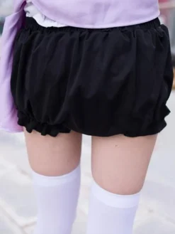 Black Lolita Bloomers Bows Cotton Lolita Shorts For Women