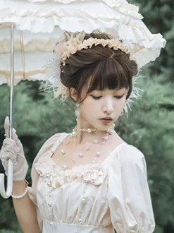 Black Lolita Headdress Cathighness Headwear Lolita Headband