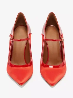 Black Mary Jane Heels Pointed Toe High Heel Dress Shoes