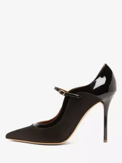 Black Mary Jane Heels Pointed Toe High Heel Dress Shoes