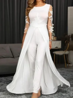 Black Mother Dress Jewel Neck 3/4 Length Sleeves Sheath Applique Wedding Guest Dresses Free Customization