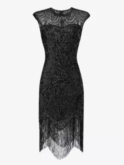 Black Retro Costumes Sequins Polyester Accessory Marie Antoinette Costume Women's Retro Set Vintage Clothing