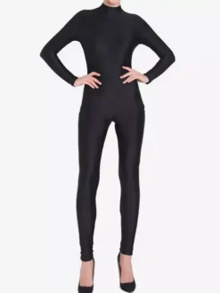 Black Sexy Bodysuit Adults Lycra Spandex Catsuit for Women
