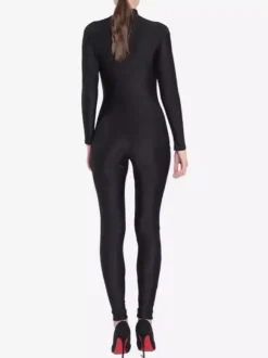 Black Sexy Bodysuit Adults Lycra Spandex Catsuit for Women