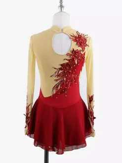 Black Swan Skating Dress Beaded Mesh Elegant Women And Gilr Ice Skater Dress