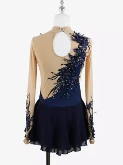 Black Swan Skating Dress Beaded Mesh Elegant Women And Gilr Ice Skater Dress
