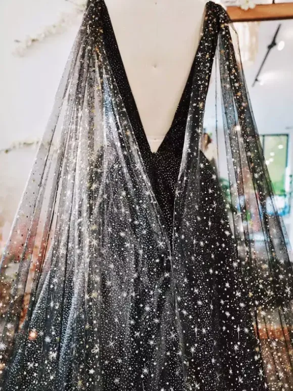 Black Wedding Dresses 2026 A-Line Sleeveless With Train Bridal Dress Free Customization