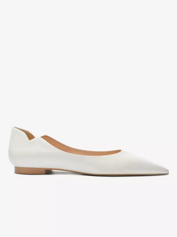 Black Ballet Flats Women's Pointed Toe Slip On Casual Shoes