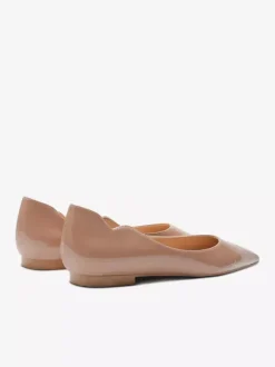 Black Ballet Flats Women's Pointed Toe Slip On Casual Shoes