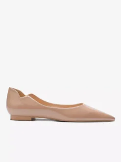 Black Ballet Flats Women's Pointed Toe Slip On Casual Shoes