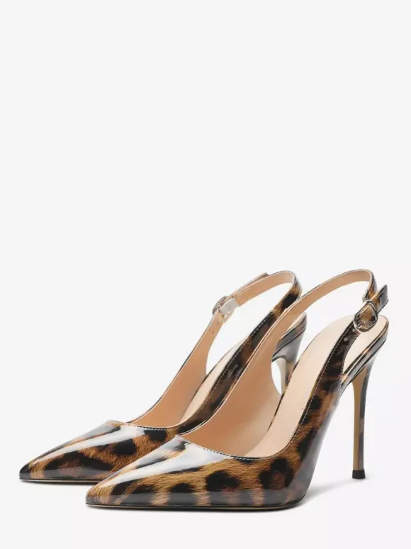 Black Dress Shoes Women's Pointed Toe Slip On Pumps