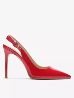 Black Dress Shoes Women's Pointed Toe Slip On Pumps