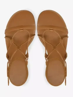 Black Flat Sandals Open Toe Lace Up Sandal Flats For Women