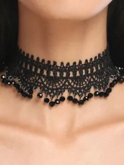 Black Gothic Wedding Necklaces Black Wedding Necklace