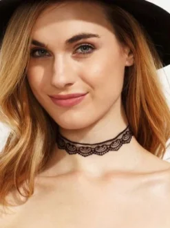 Black Gothic Wedding Necklaces Black Wedding Necklace