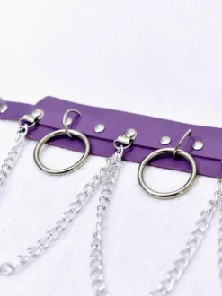 Black Lolita Metal Choker Metal Details Metallic Miscellaneous Lolita Accessories