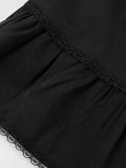 Black Retro Tudor Dress Costumes Lace Up Polyester Skirt Women's Retro Marie Antoinette Costume Skirt 18th Century Costume