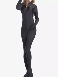 Black Sexy Bodysuit Adults Lycra Spandex Catsuit for Women