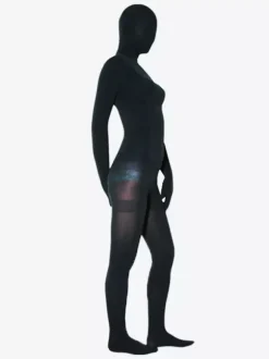 Black Velvet Unisex Zentai Suit Full Bodysuit Costume Cosplay