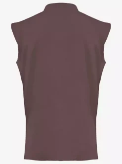 Black Vintage Top Vintage Lace Up Sleeveless Polyester Polyester Fiber Waistcoat Retro Costumes For Man Burgundy