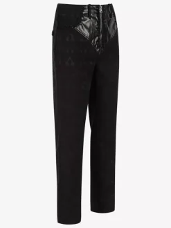 Black Vintage Vintage Polyester Polyester Fiber Pants Retro Costumes For Man