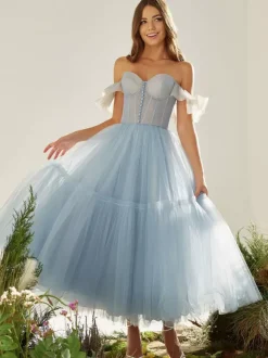 Black Wedding Dresses Lace A-Line Sleeveless Tea-Length Bridal Dress Free Customization
